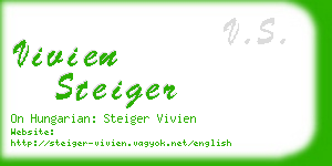 vivien steiger business card